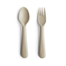 Load image into Gallery viewer, Mushie Fork &amp; Spoon Set
