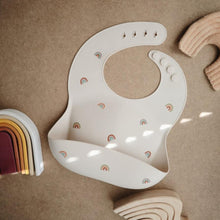 Load image into Gallery viewer, Mushie Silicone Feeding Bib
