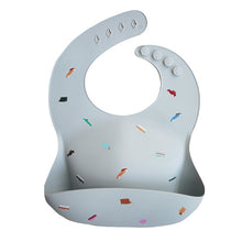 Load image into Gallery viewer, Mushie Silicone Feeding Bib
