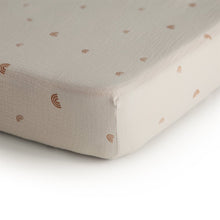 Load image into Gallery viewer, Mushie Extra Soft Muslin Crib Sheet
