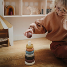 Load image into Gallery viewer, Mushie Stacking Rings Toy
